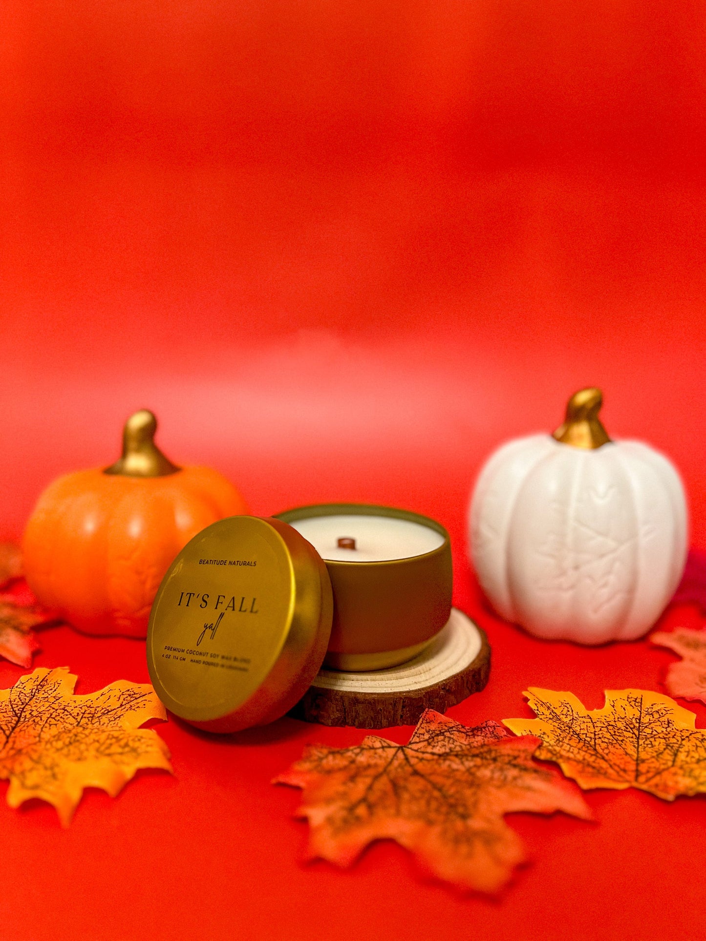 It's Fall Yall Coconut Soy Candle 4 oz Tin