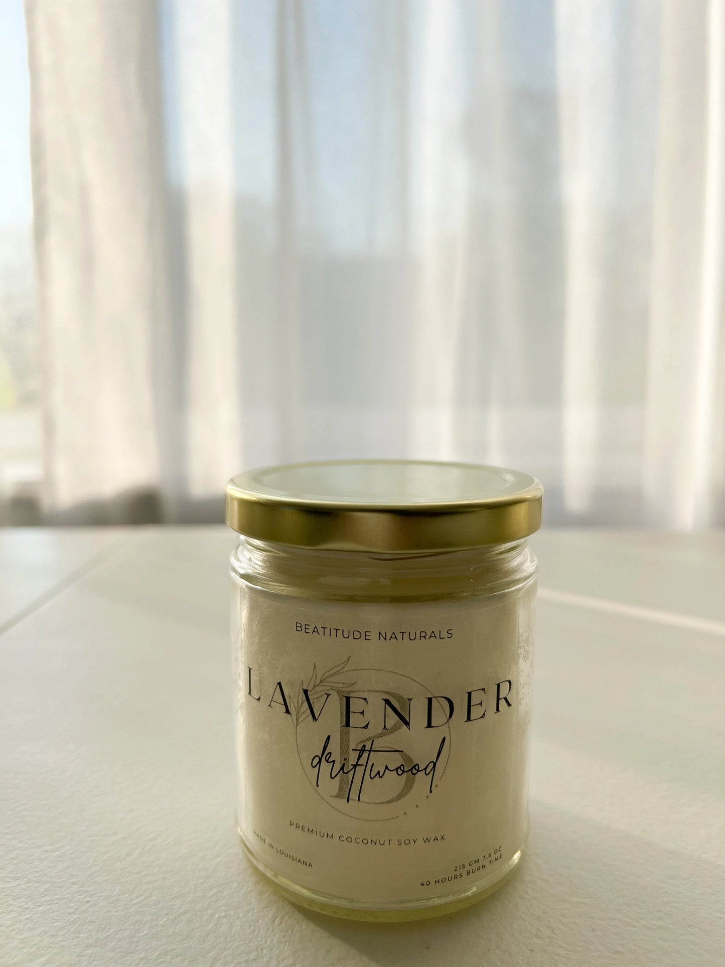 Lavender Driftwood candle