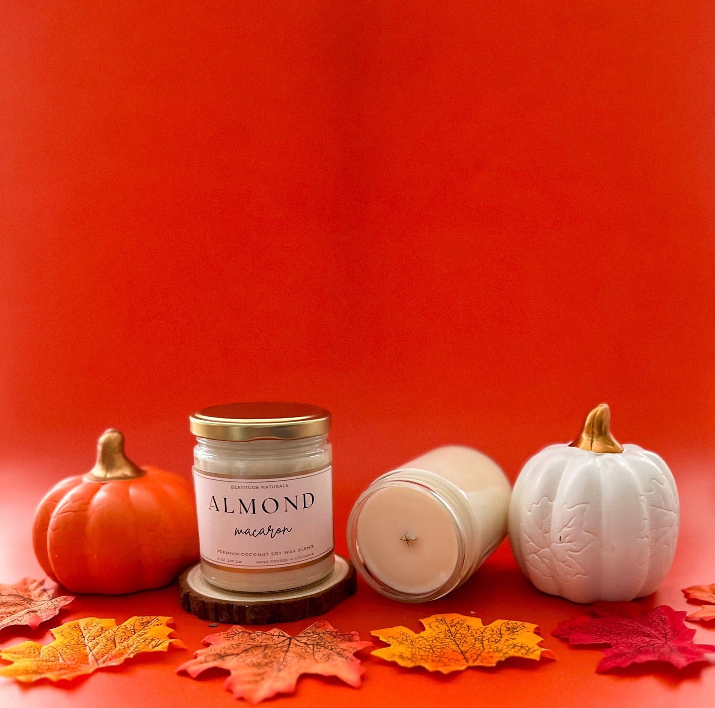 Almond Macaron Coconut Soy Candle 8 oz