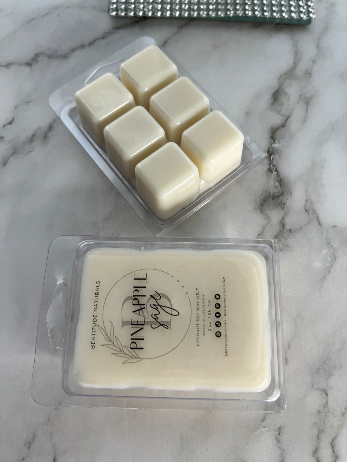 Pineapple Sage Coconut Soy Wax Melt 3 oz