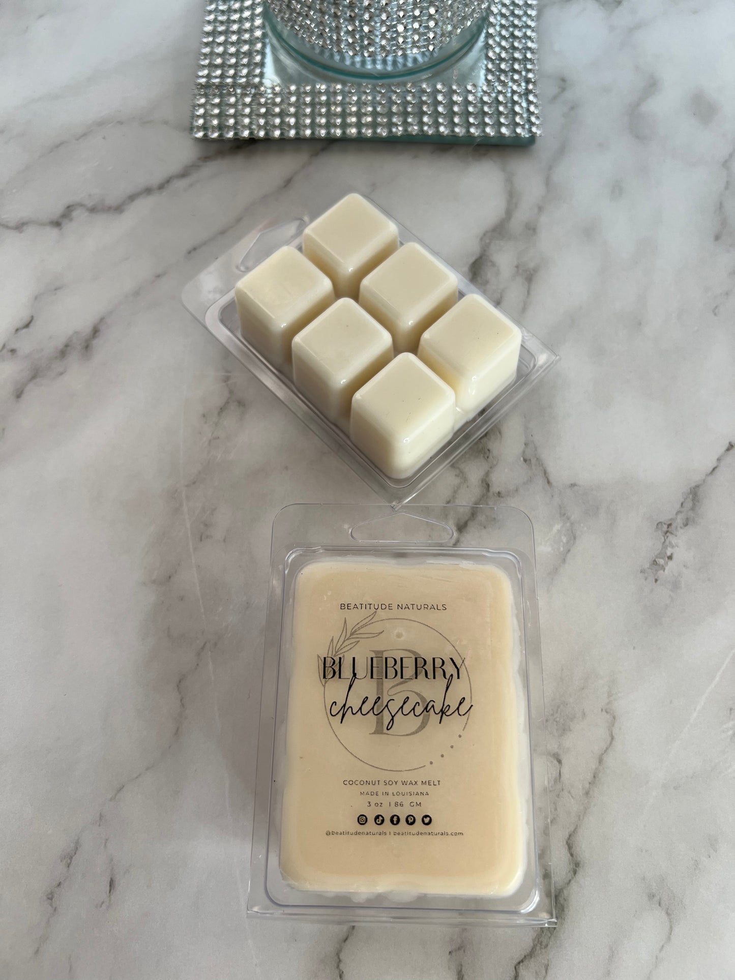 Blueberry Cheesecake Coconut Soy Wax Melt 3 oz