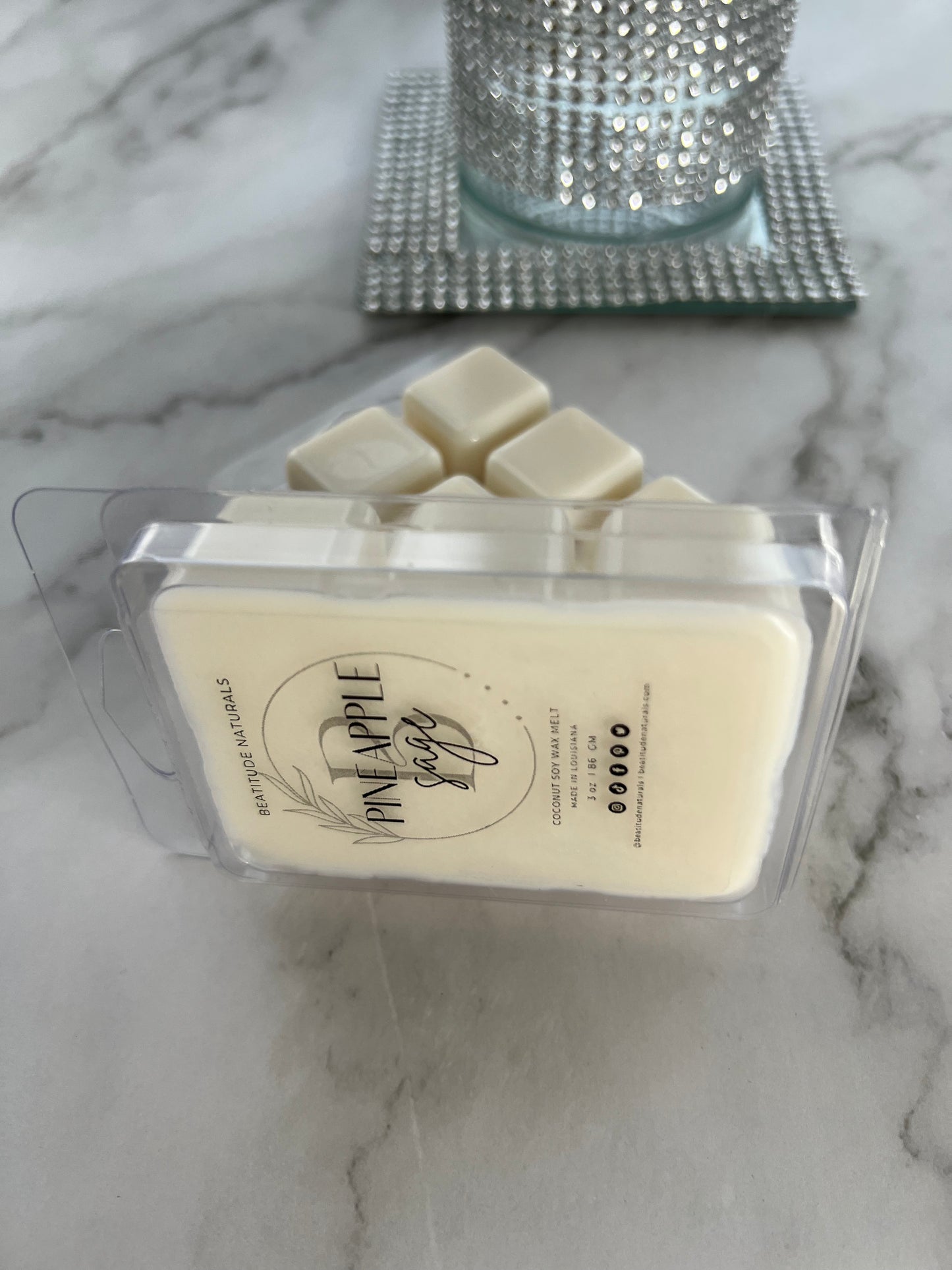 Pineapple Sage Coconut Soy Wax Melt 3 oz