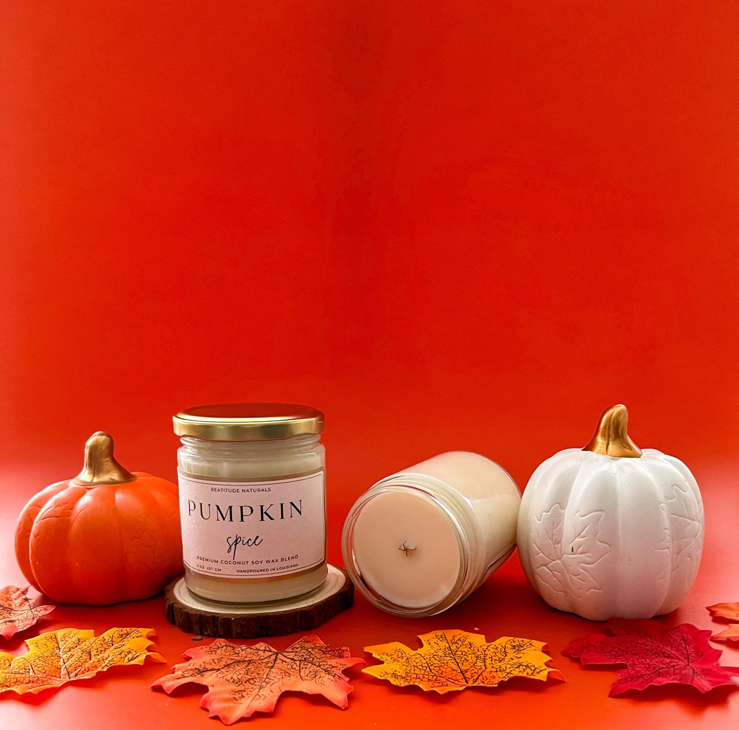 Pumpkin Spice Coconut Soy Candle 8 oz